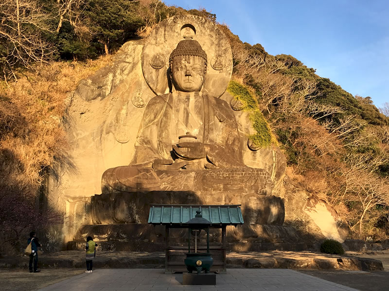 千葉県安房郡鋸南町 日本寺 大仏像