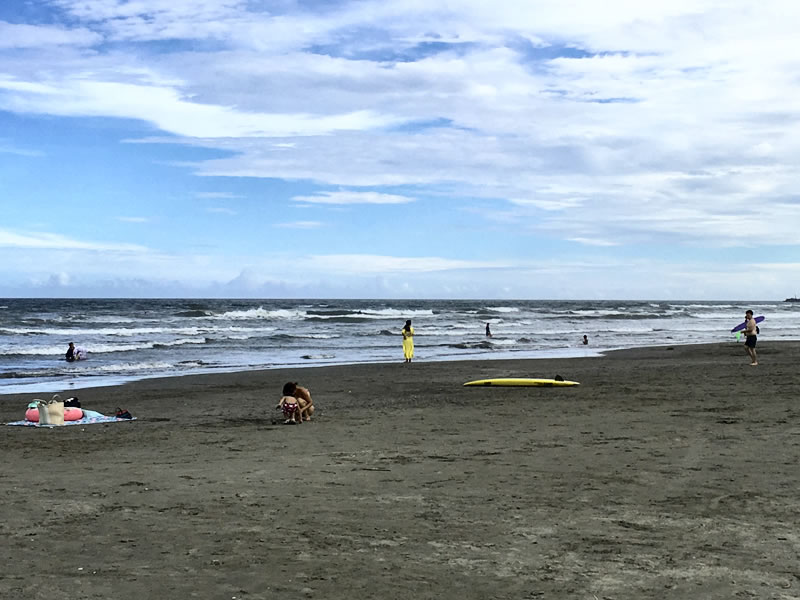 外房本須賀海岸の砂浜(2)