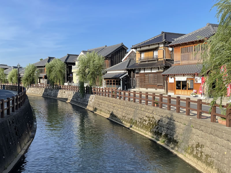 香取市佐原 小野川畔の風景(3)