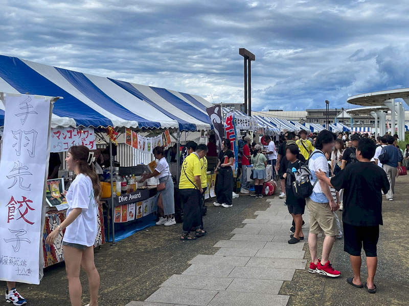 船橋港親水公園で開催されていたふなばしミートフェスタ＆ボンバイエ