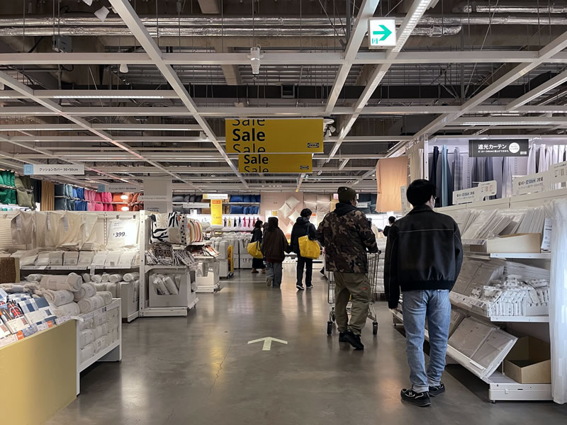 IKEA Tokyo-Bay の店内風景