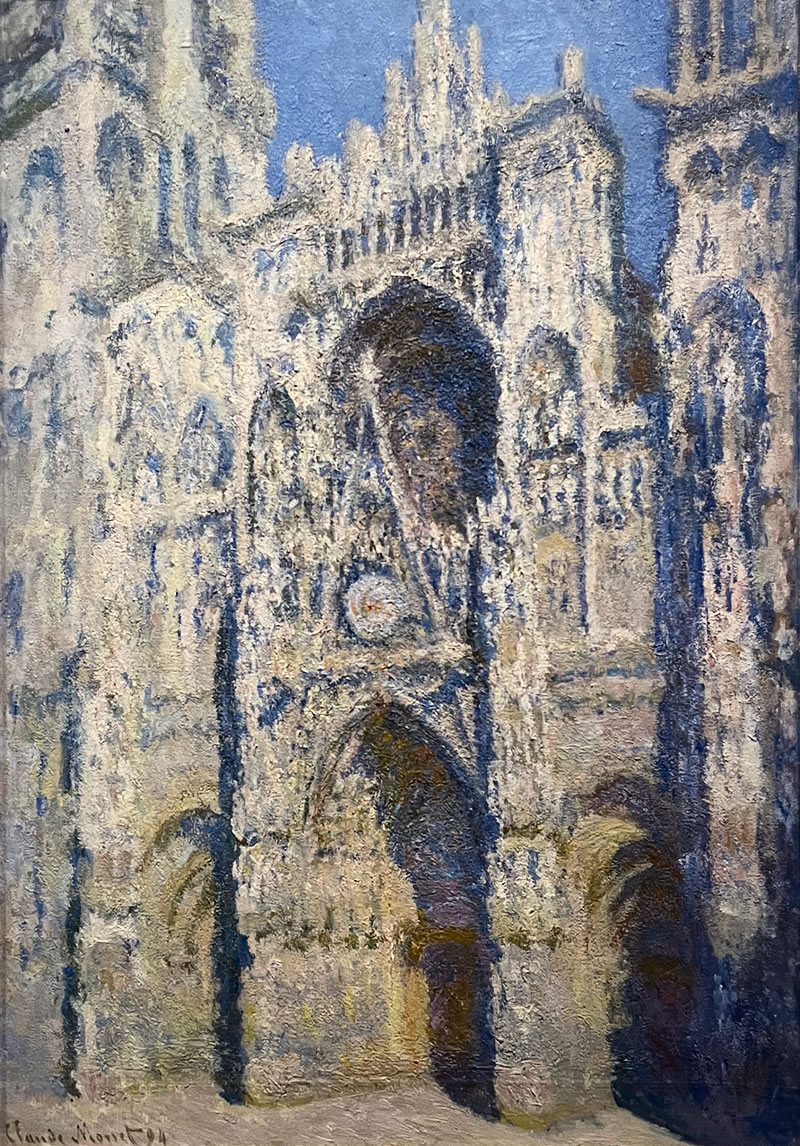 アーティゾン美術館「モネ没後100年 クロード・モネ 風景への問いかけ」展の展示作品 No.83：クロード・モネ ルーアン大聖堂（1893）