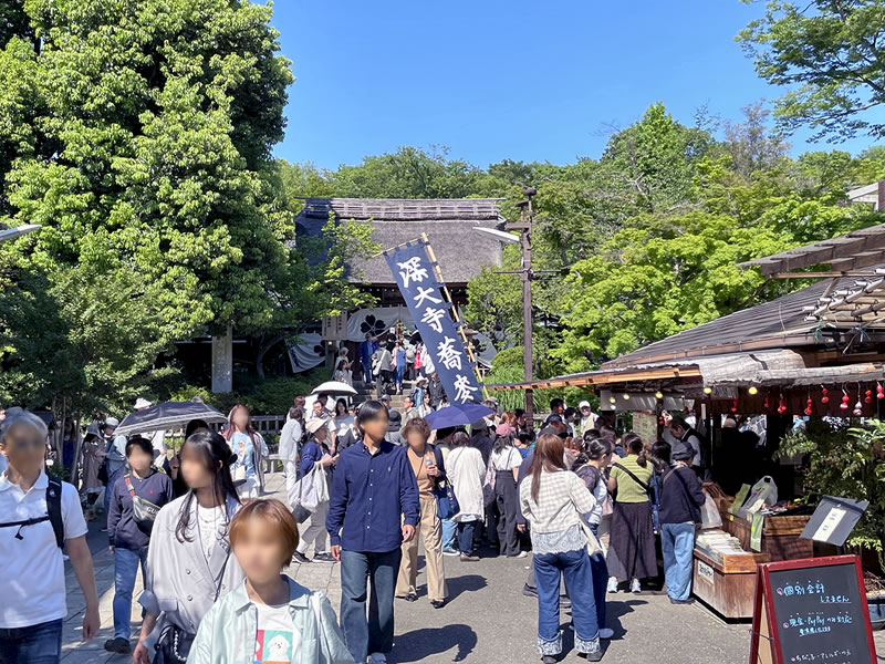 深大寺の参道の風景(2)
